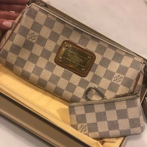 Louis Vuitton purse and key pouch BUNDLE